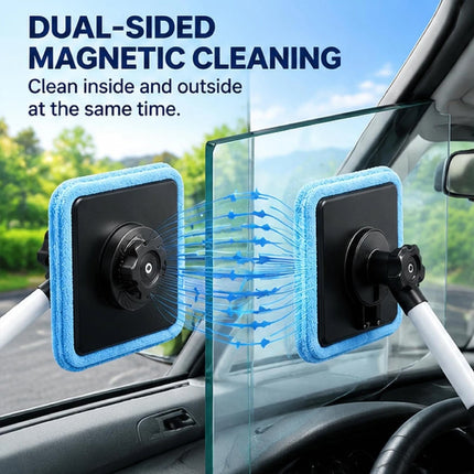 Dual  Car Windshield Cleaner, Double-Sided Window Cleaning Tool
