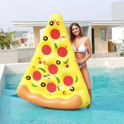 Giant Inflatable Float Pizza 180 x 150CM PVC Pool Floating Raft Water Float