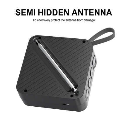 Portable Digital DAB+FM Radio & Bluetooth 5.3 Broadcasting Player Rechargeable
