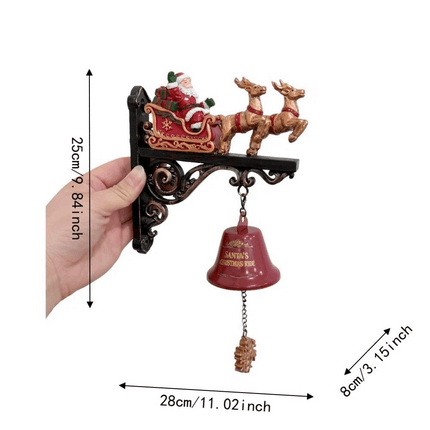 Sounding 3D Wall-mounted Doorbell Christmas Party Door Hanger Garden