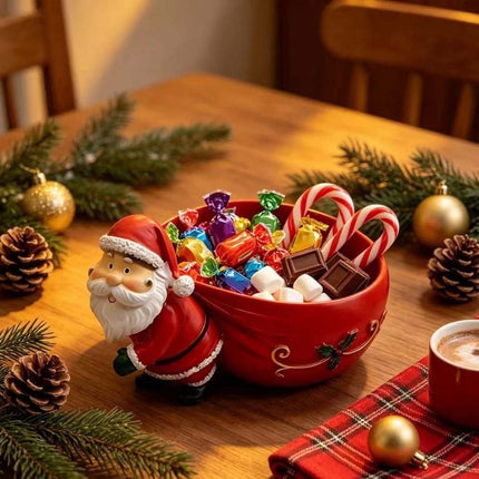 Cute Santa Claus Figurine Cartoon Christmas Decorative Figurine Living Room