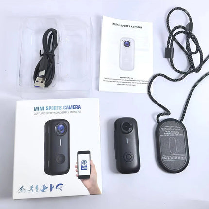 2K Portable  Action Camera Mini Thumb Camera For Cycling Sports Vlog