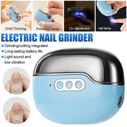 With Drying Adult Electric Nail Clipper Cutter Manicure Cutting Grinding Trimmer