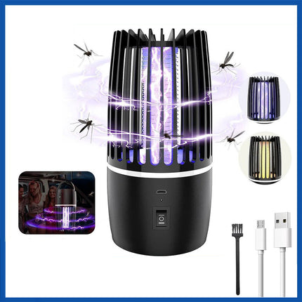 Electric Bug Zapper Rechargeable UV Light Mosquito Insect Trap