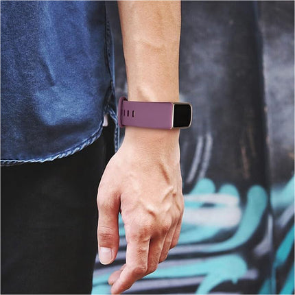 Purple Replacement Bands for Fitbit Charge 5 6 Band Tracker Fitness Strap Wristbands
