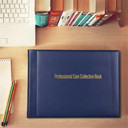 2Pcs 240 Coin Holder Collection Storage Collecting Money Penny Pockets Album Book