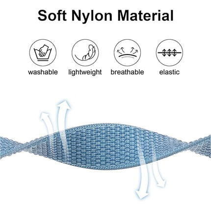 3Packs Apple AirTag Case Wristband Protective Cover Nylon Blue And Black