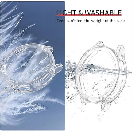 Samsung Galaxy Watch 5 Pro 45mm Screen Protector Case, Full Protection Cover Soft TPU Bumper Frame