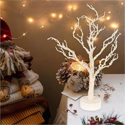 LED Floor Lamp for Home Decoration Party Shining Branch Christmas White Birch