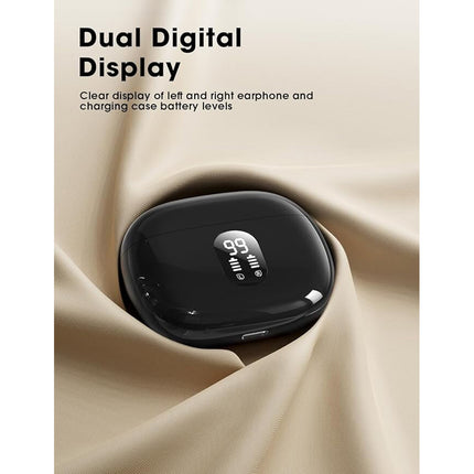 Black Sweatproof Wireless Bluetooth Earphones Headphones Sport Gym Earbuds with Mic