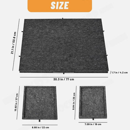1000Pcs jigsaw Puzzle Board Portable Felt Puzzle Plateau 6 Drawers Puzzle Table