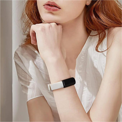 For Fitbit Inspire 3 Band Replacement Silicone Watch Sports Strap Band Wristband White