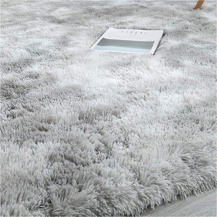 Light Grey 160cm x 230cm Soft Plush Floor Carpet Rug Mat Living Room Bedroom