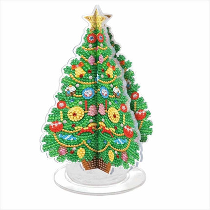Christmas Tree Handmade Rhinestone Painting Kit 3D Diamond Painting Kit Home Decor