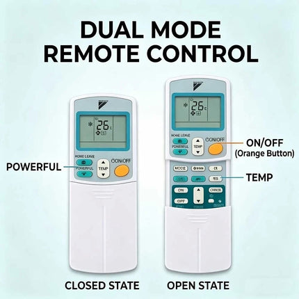 All-in-One Universal Replacement AC Remote Control for Daikin Air Conditioner