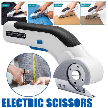 Electric Fabric Scissors Cutter USB for Crafts Sewing Cardboard Cordless Power