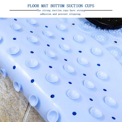 Acupressure Mat Circular Bathroom Non-slip Mat Carpet Suction Cup Massage Mat     (1x)