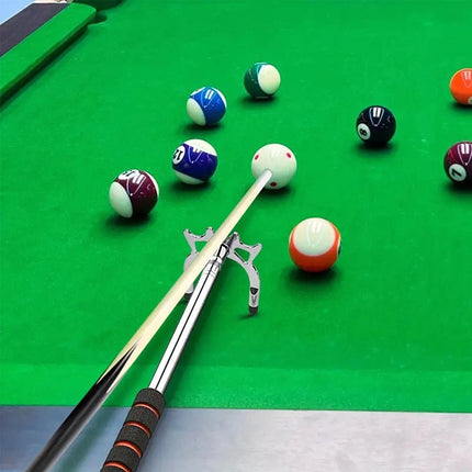 4PCS Pool Snooker Billiard Table Cue Rest Cross and Spider Jigger Brass Set AU
