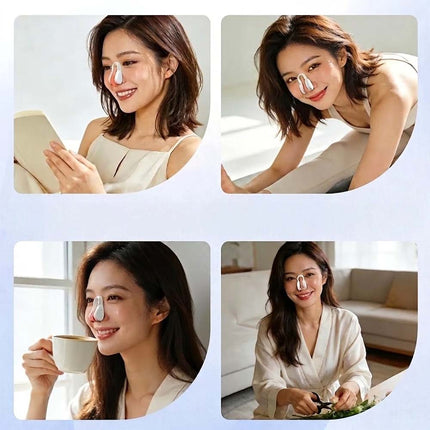 Microcurrent Nose Massager Clip USB Rechargeable Silicone Facial Care Tool