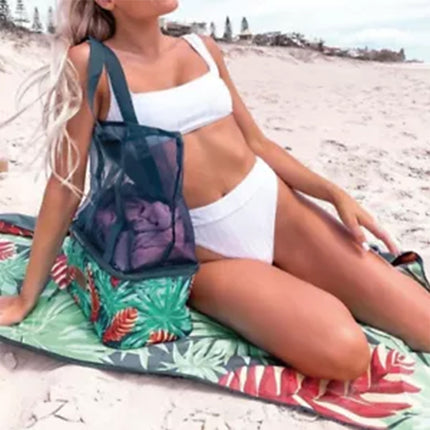 Sand Free Beach Towel Blanket Quick Dry Super Absorbent Microfiber w/ Carry Bag Makena