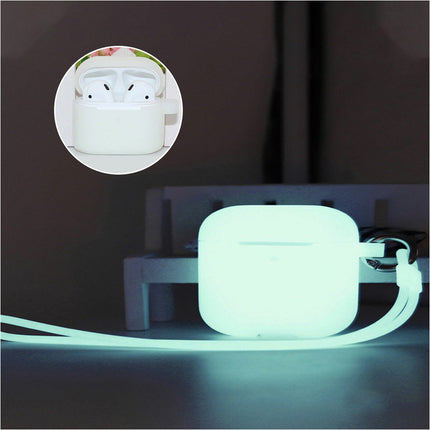 Apple AirPods 3rd generation Case 3rd Gen Luminous Silicone Protective Cover White