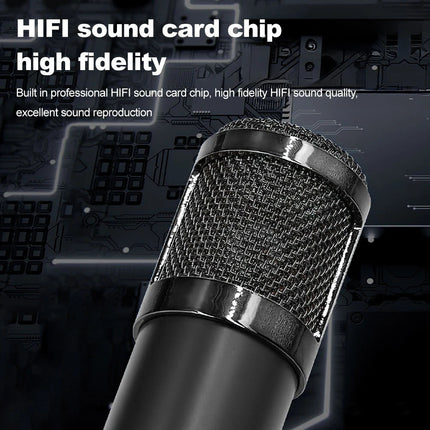 Home Studio Recording Kit Podcast Music Mixer Equipment Condenser Microphone Set