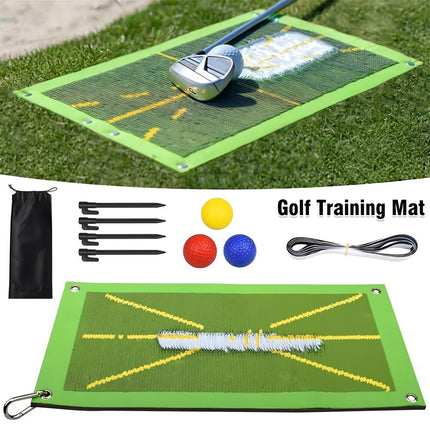 Golf Training Mat for Swing Detection Batting Golf Aid Game Practice Training