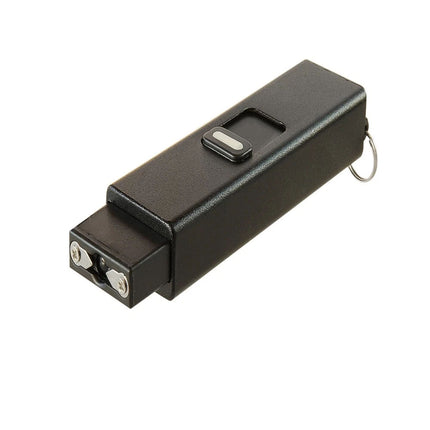 LED Torch Lamp USB Rechargeable Pocket Mini Keychain Keyring Stun Tool