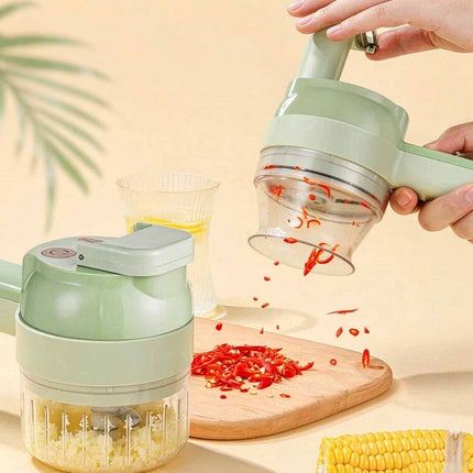 5 in 1 Mini Handheld Electric Vegetable Cutter Wireless Food Chopper Grinder