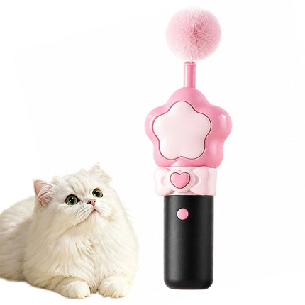 Automatic Retractable Electric Cat Toy Interactive Indoor Pet Teaser For Cat Dog