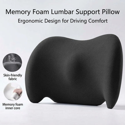 Support Pillow for Car Traveling Versatile Use Breathable Memory Foam