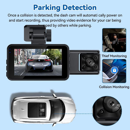 Wifi HD 1080P Car Dash Camera Night Vision Video Recorder Cam Front Rear Camera
