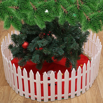 50Pcs Picket FenRK Garden Fencing Lawn Edging Home Yard Christmas Tree Fence