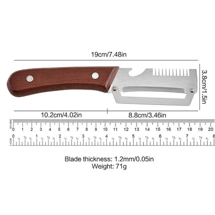 Stainless Steel Vegetable Peeler Wooden Handle Fruit Potato Slicer Kitchen Tool