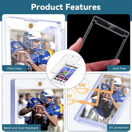 25 Card Holders 35pt One Touch UV Protect Toploader Card Sleeves Ultra
