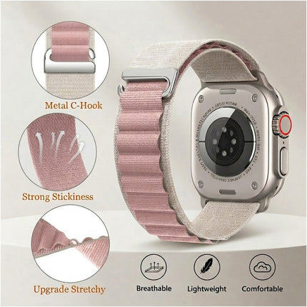 For Apple Watch iWatch Band Strap 9 8 7 6 SE 46mm 42mm 44mm SE Nylon Alpine