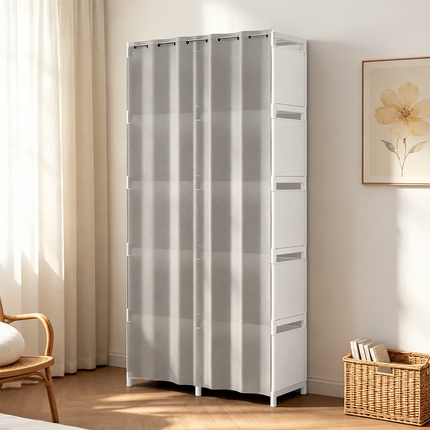 Floor Standing Bookshelf Storage Cabinet For Home Living Room Bedroom Clothes