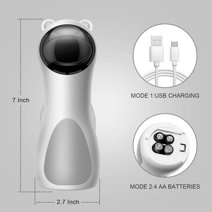 Automatic Laser Cat Toy Interactive Smart Kitten Laser Toy for Indoor Cats Dogs