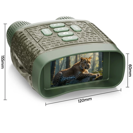 2.5K Night Vision Goggles Infrared Digital Binoculars 6X Zoom + 2000mAh Hunting