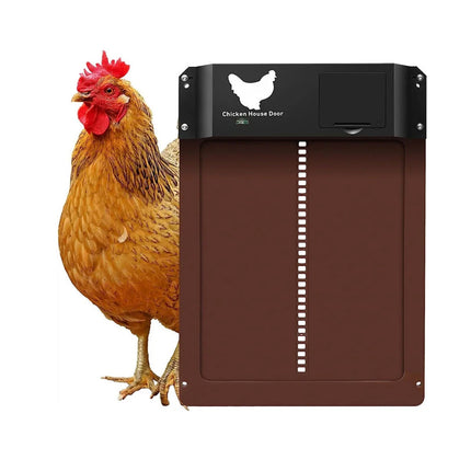 Automatic Chicken Coop Door Smart Control Poultry Gate Entry Exit for Pet House
