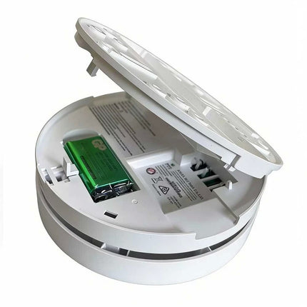 240V Smoke Alarm Photoelectric Activfire Certified Hard Wired With 9V Battery