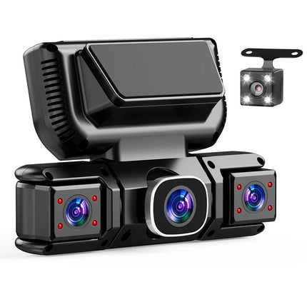 4 Ch Dash Cam 5GHz WiFi Front Rear and Inside with Night Vision G-Sensor for Car