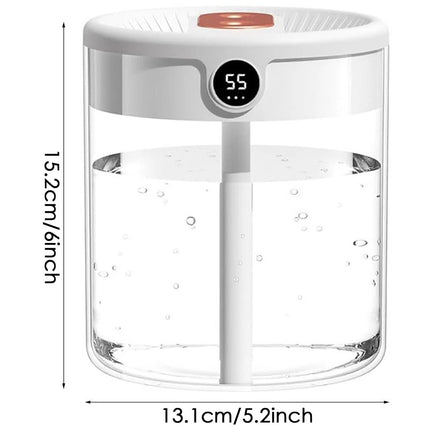 Humidifier Plant Humidifier Ultra Quiet with Humidity Display 2000ml For Bedroom