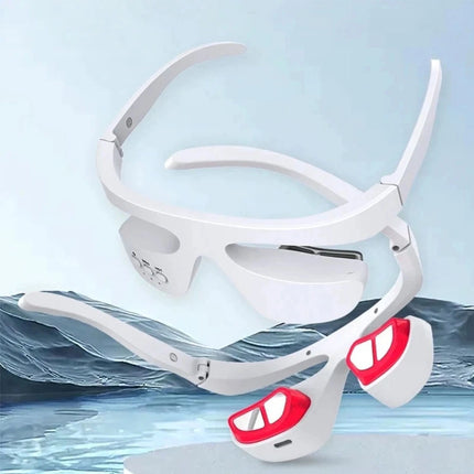 3D Eye Red Light Therapy Under-Eye Glasses for Removal Eye Wrinkles Dark Circles