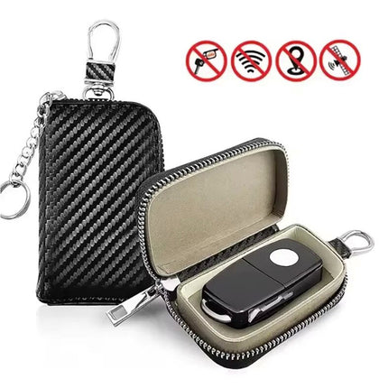 Faraday Pouch Car Keys RFID Signal Block Bag Key Fob Protector Cage Anti-Theft
