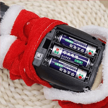 Electric Christmas Santa Claus Musical Toy Xmas Ornaments Decor Home Gift