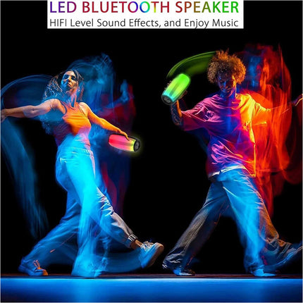 RGB Wireless Bluetooth Speaker Portable Bass Music Waterproof AUX/TF/FM/Radio