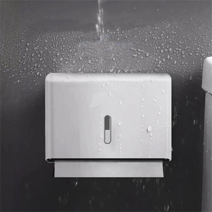 Wall Mounted Hand Paper Towel Dispenser Toilet Holder Home Bathroom Tissue Box