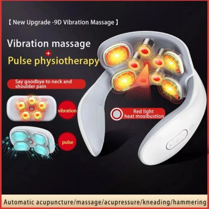 4D Head Cervical Spine Massage Body Pain Relief Electric Neck Shoulder Massager