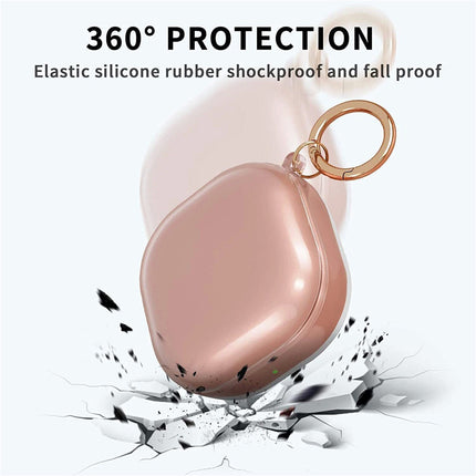 2 Pcs Silicone Protective Cover Case Clear Samsung Galaxy Buds 2 Live Pro Earbuds With